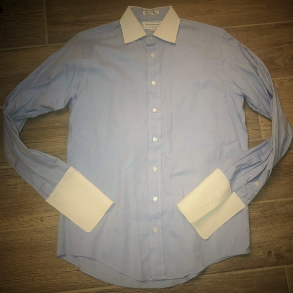 burberry french cuff shirt